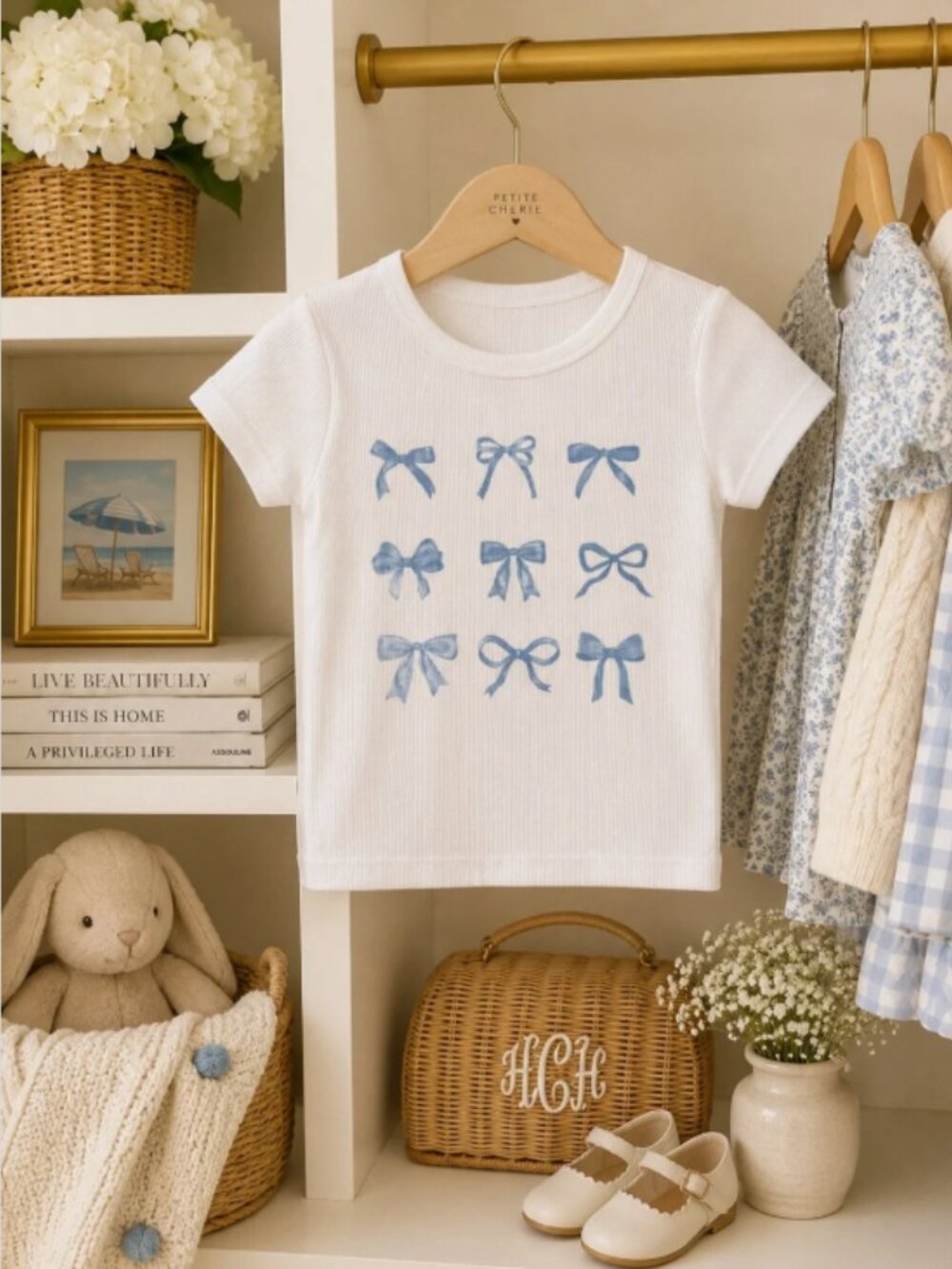 FBZ Brand New Girls Bow Tie Top